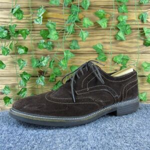 1901 Men Mason Wingtip Derby Oxfords Brown Suede‎ Size 9 Medium  Used 2025